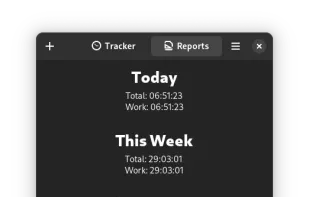 Time Tracker for GNOME screenshot 1