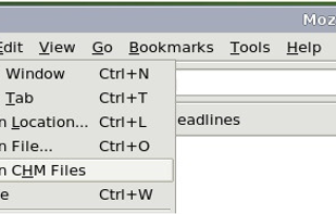CHM Reader screenshot 1
