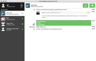 uTox. A Tox client written in C using OS primitives to draw it's interface