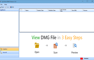 SysTools DMG Viewer screenshot 1