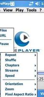 A lot of functions are directly available through the menu