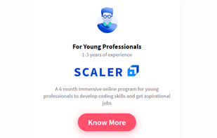 Scaler Academy screenshot 1