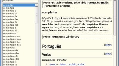 Chaining dictionaries