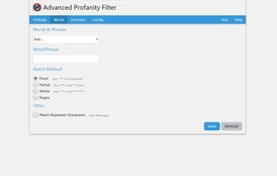 Advanced Profanity Filter screenshot 1