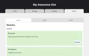 Chyrp Lite screenshot 1