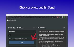 Push to Kindle screenshot 1