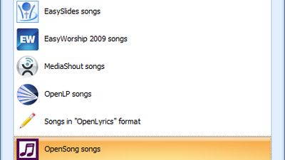 Many import formats