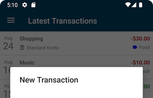 Finance Manager (PFA) screenshot 2