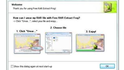 download the new Free RAR Extract Frog