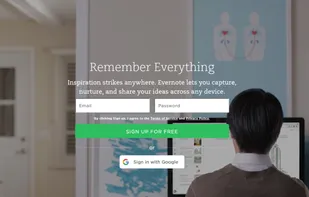 Evernote screenshot 1