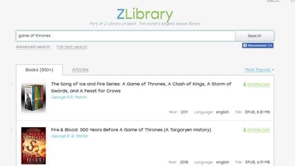 Z-Library screenshot 2