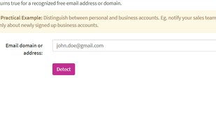RiteKit Freemail Detection API screenshot 1