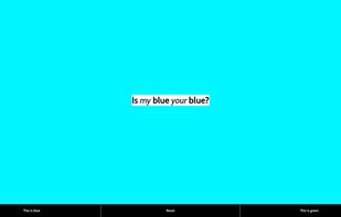 Is My Blue Your Blue? screenshot 1