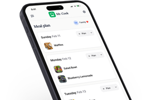 Meal planner: Plan the whole week.
