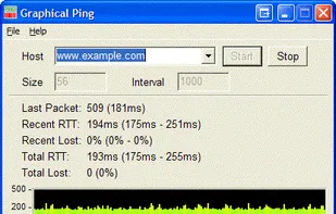 Graphical Ping screenshot 1