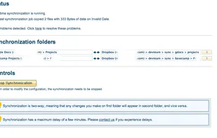 Sync status for each pairing