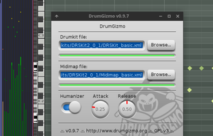 DrumGizmo screenshot 1