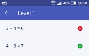 Everest (Mathematical puzzle game) screenshot 1