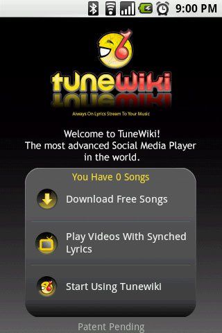 Tunewiki Social Music Player was a mobile app I designed for Android