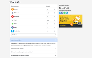 What if ATH - ATH Portfolio Calculator screenshot 1