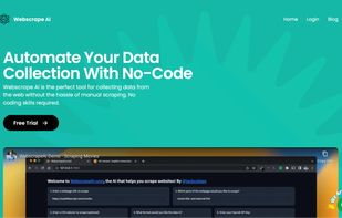 Scrape any website without code using AI