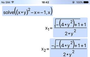 Symbolic Calculator screenshot 1