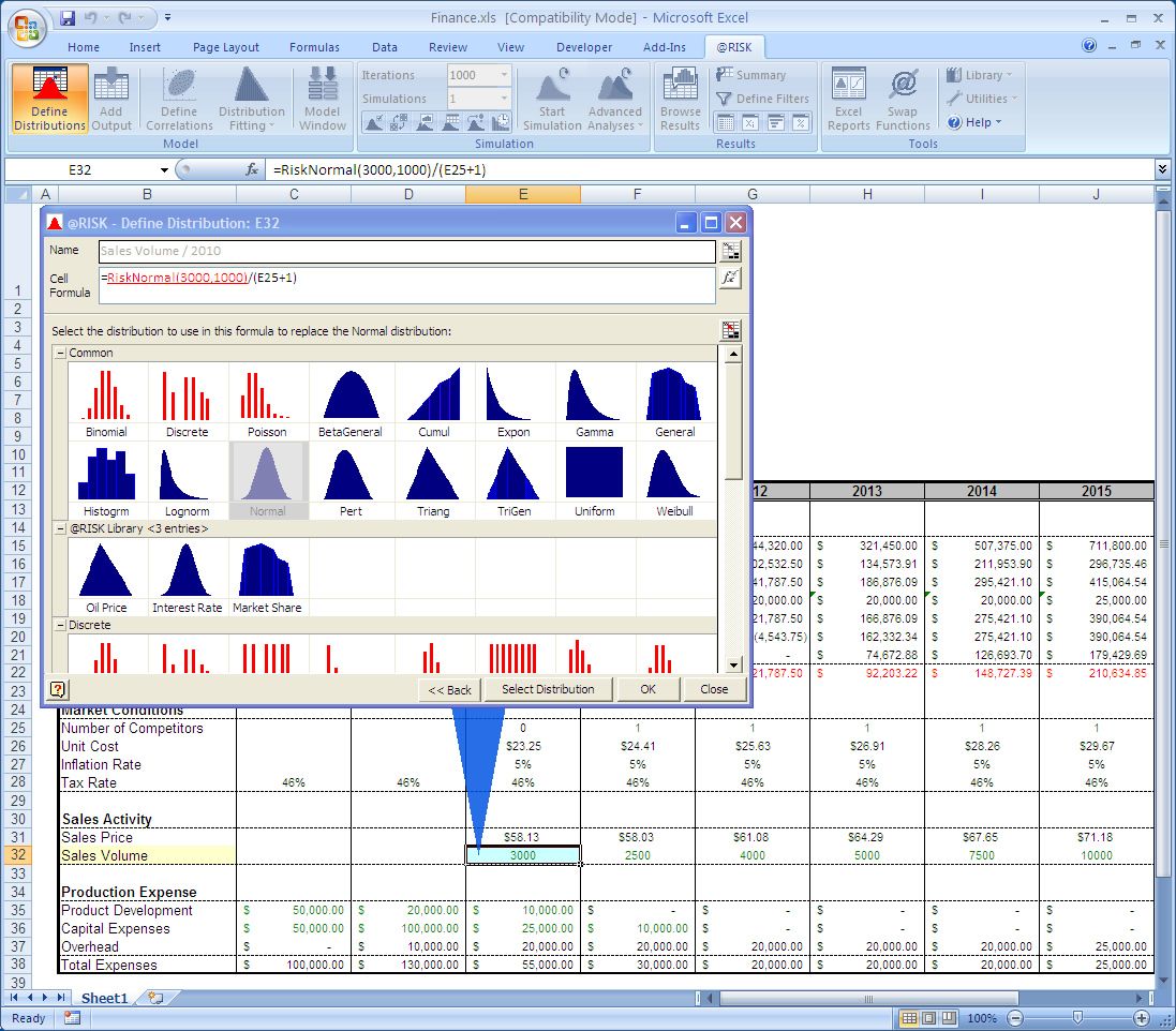 risk solver for excel