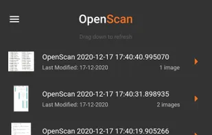 OpenScan screenshot 1