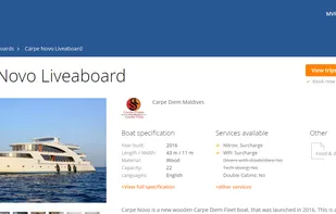 Divebooker screenshot 1