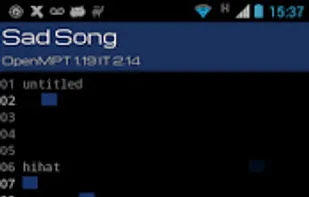 Xmp Mod Player screenshot 1