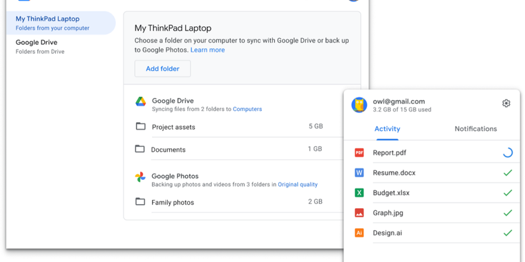 Google merging Backup and Sync and Drive File Stream into Google Drive for Desktop image