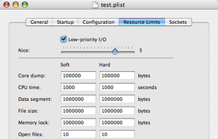 Launchd Editor screenshot 2