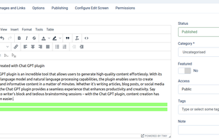 Txt42 GPT extension for Joomla
