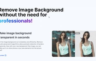 Remove BG from your images with AI