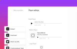 BeyondWords screenshot 1