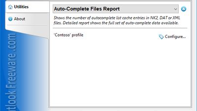 Auto-Complete Files Report for Outlook screenshot 1