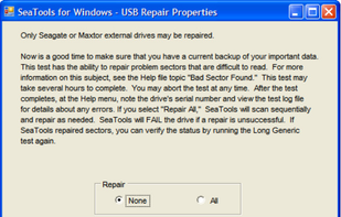 SeaTools screenshot 2