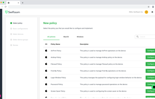 Policy management - you can also set a screensaver policy to require a password after a certain time if your employee’s computer is idle or a Chrome extension policy to automate extension installation.