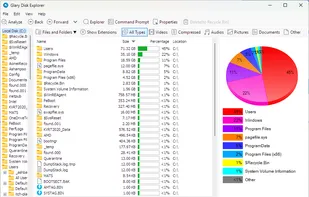Glary Disk Explorer screenshot 1