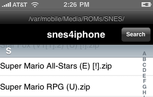 snes4iphone screenshot 3