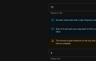 Change the quality and amount of CPU processing popwer