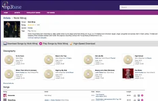 MP3base screenshot 1