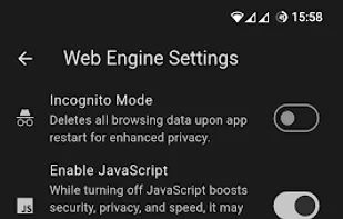 WebLibre screenshot 1