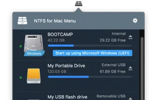 Paragon NTFS for Mac OS X screenshot 1