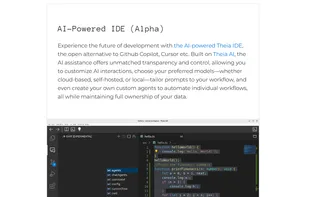 Eclipse Theia screenshot 1