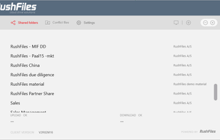 Windows app - list of accessible shares