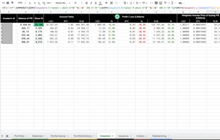 Spreadsheet Fund screenshot 2