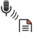 Online Speech to Text Cloud icon