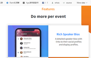 Features of eventRaft Event mobile App