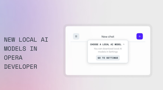 Opera Developer integrates DeepSeek R1 model for local AI use image